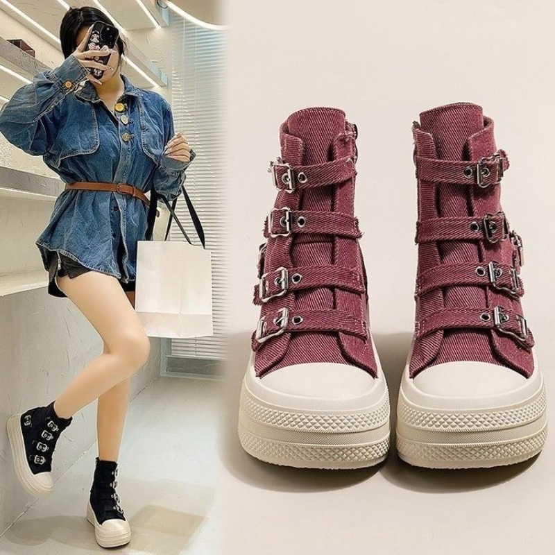 Women'S Shoes Everyday - Tênis Feminino Casual Versátil de Plataforma