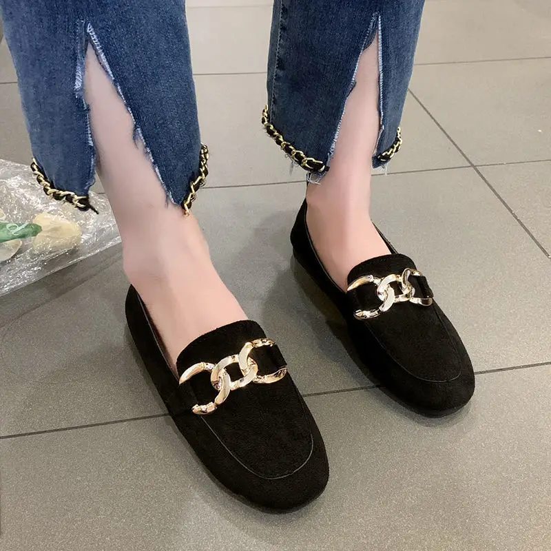 Women Shoes Quick Delivery - Sapatos baixos femininos deslizamento-on dedo do