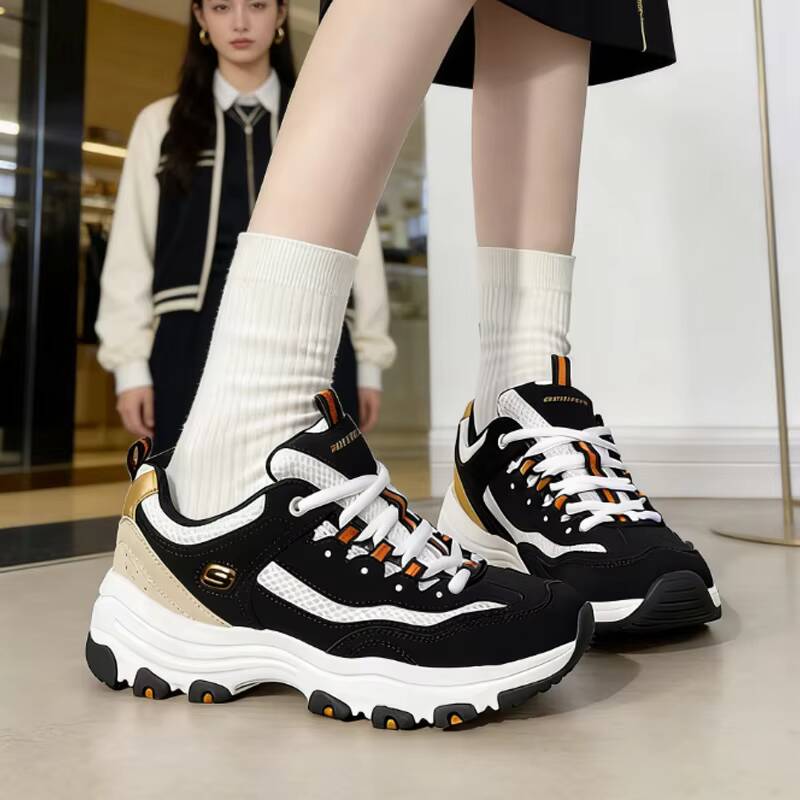 Women Shoes Hong Kong - Tênis Chunky Skechers D Lites para