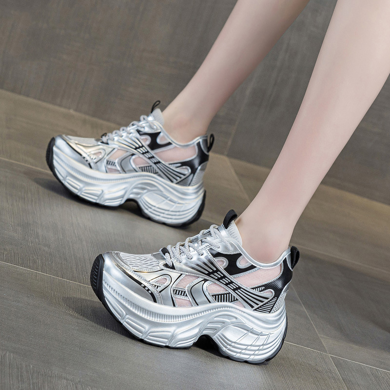 Platform Sneakers Chunky - Tênis Plataforma Feminino com Aumento de
