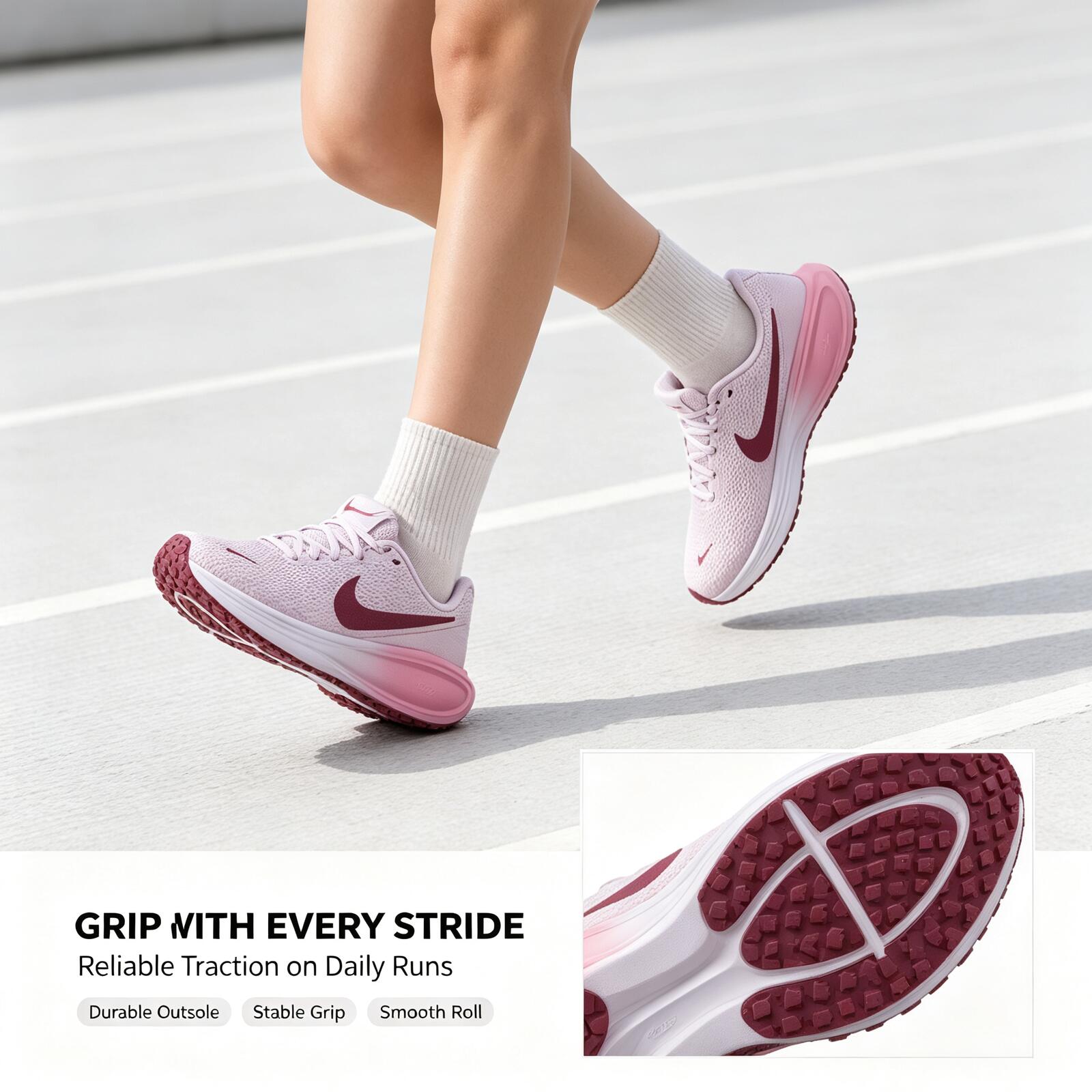Women Shoes Hong Kong - Tênis feminino Nike rosa para corrida,