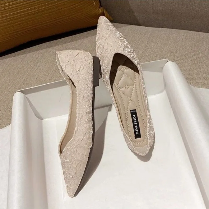 Women Shoes Quick Delivery - Mocassins de dedo apontado plano para