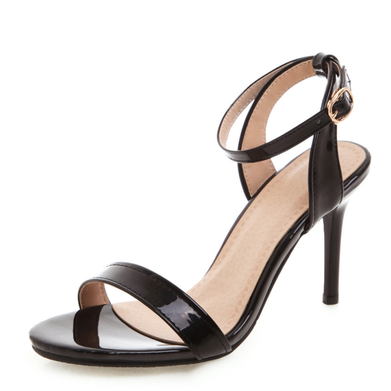 Ankle Strap Heels - Sandálias de verão sapatos para mulheres