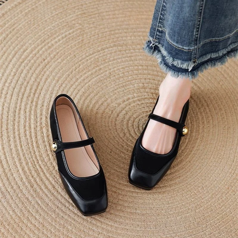 Women Shoes Quick Delivery - Sapatos baixos femininos de salto baixo,