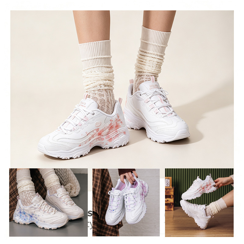 Women Shoes Hong Kong - Tênis feminino Skechers Panda com plataforma,