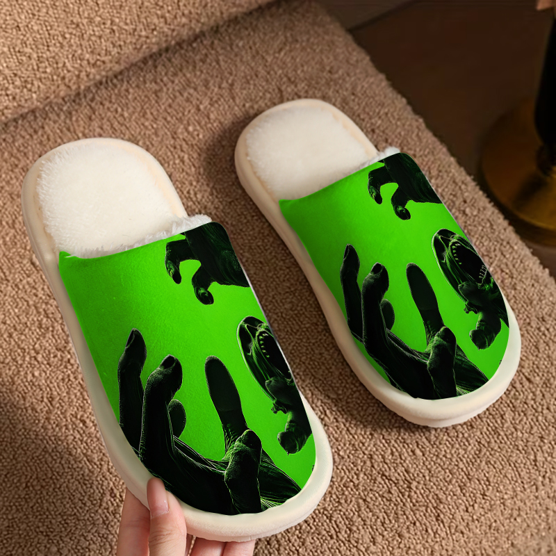 Women'S Shoes Hands Free - Pantufas de Pelúcia de Luxo Mãos