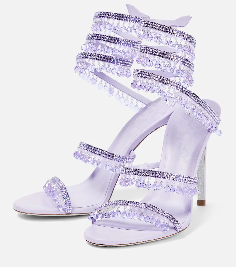 Sandálias de salto alto com fr - Ankle Strap Heels avaliação e preço