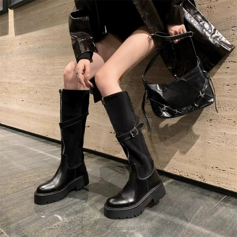 Outono inverno fivela de cinto - Women'S Shoes Y2K avaliação e preço