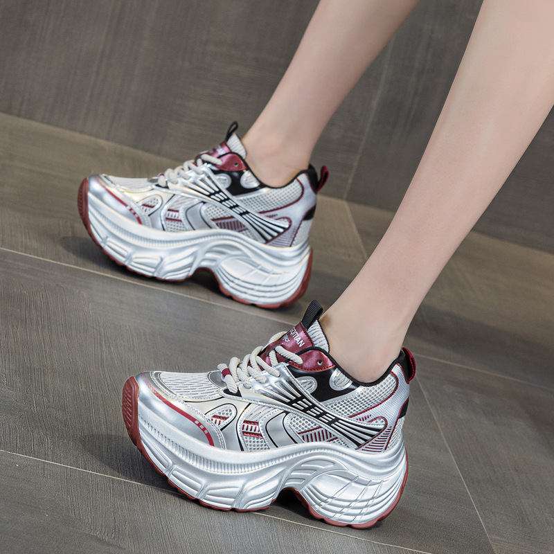 Tênis Plataforma Feminino com  - Platform Sneakers Chunky avaliação e preço