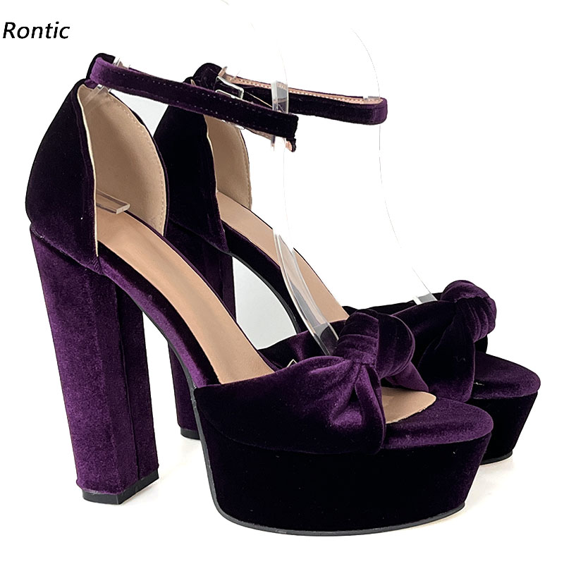 Rontic sandálias femininas art - Platform Sneakers Chunky avaliação e preço