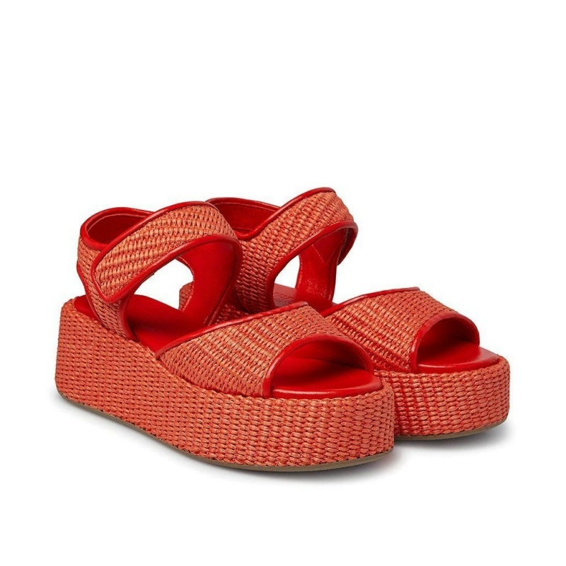 Sandálias de sola grossa tecid - Women'S Shoes Hands Free avaliação e preço
