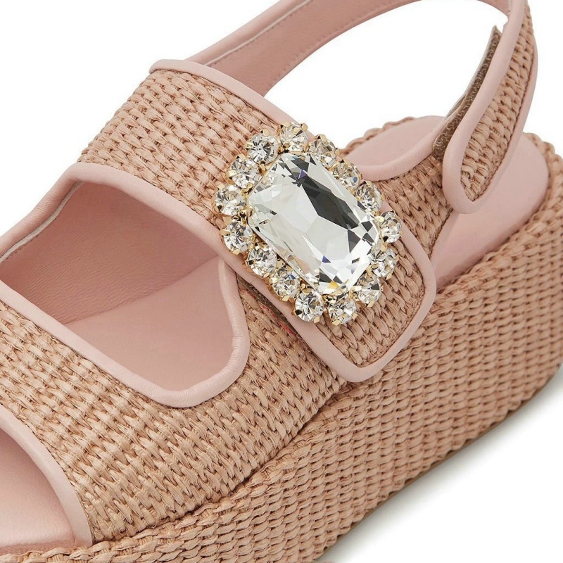 Sandálias de sola grossa tecid - Women'S Shoes Hands Free avaliação e preço