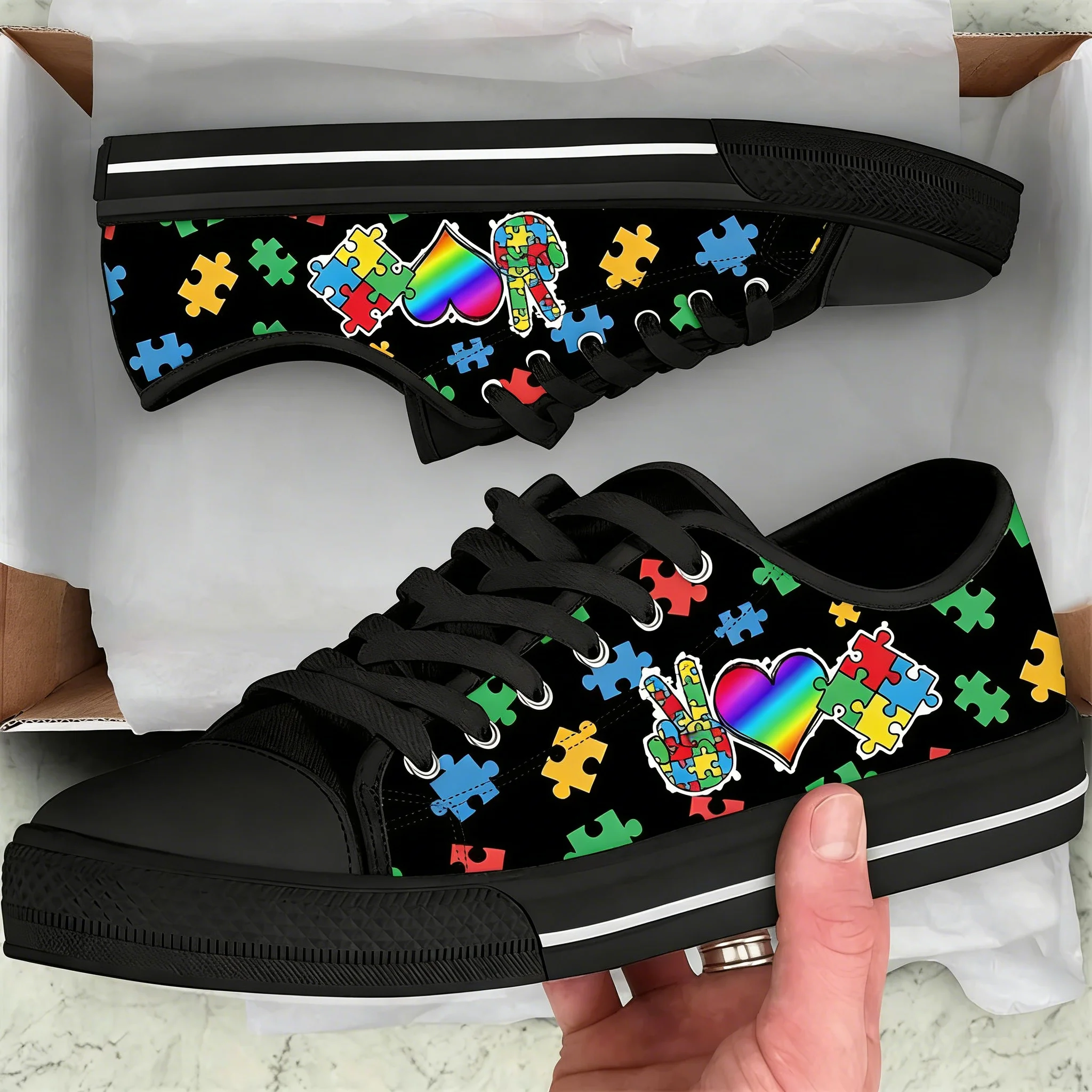 Tênis de Lona Cano Baixo Femin - Women Shoes Tennis avaliação e preço