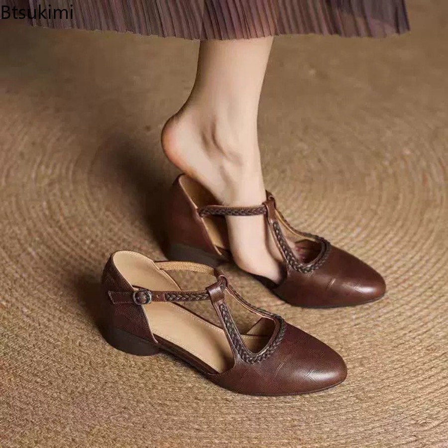 Novas Sandálias Femininas de V - Ankle Strap Heels avaliação e preço