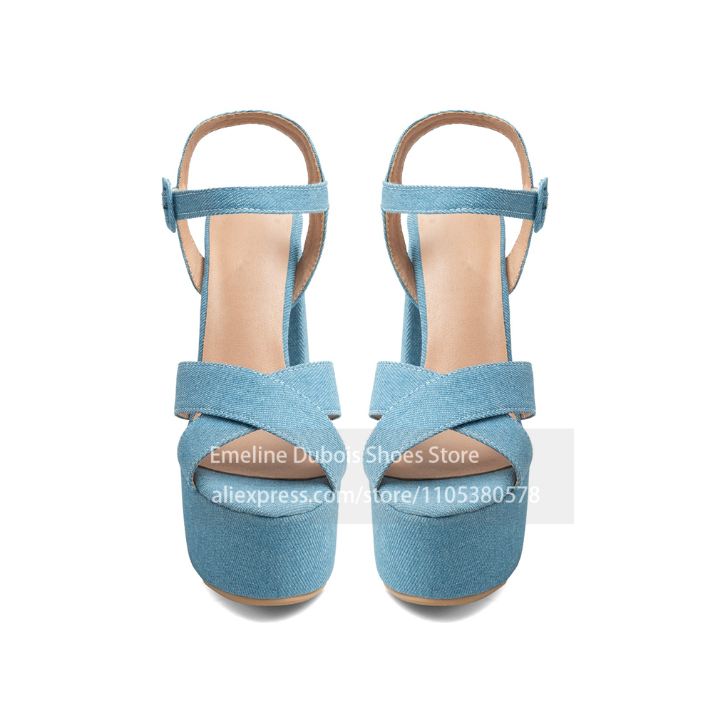Sandálias de Salto Bloco com T - Women'S Shoes Y2K avaliação e preço