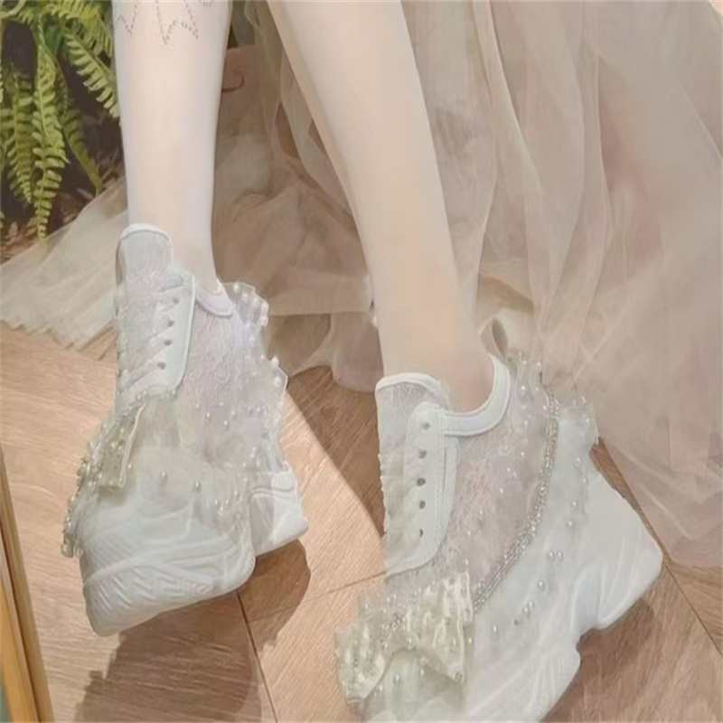 Fundo grosso laço fita strass  - Women'S Shoes Hands Free avaliação e preço
