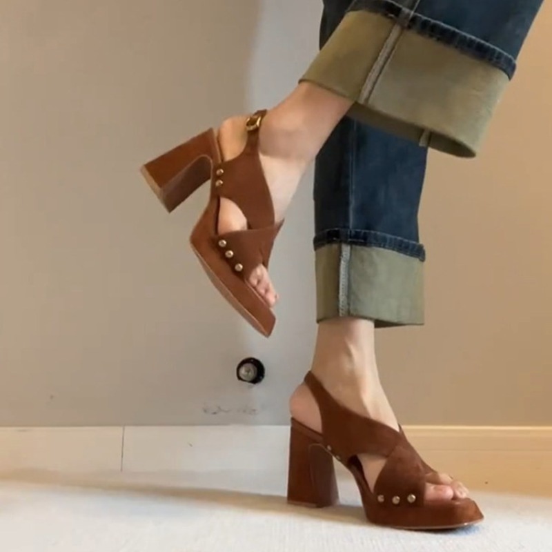 Novas Sandálias Femininas de S - Platform Sneakers Chunky avaliação e preço