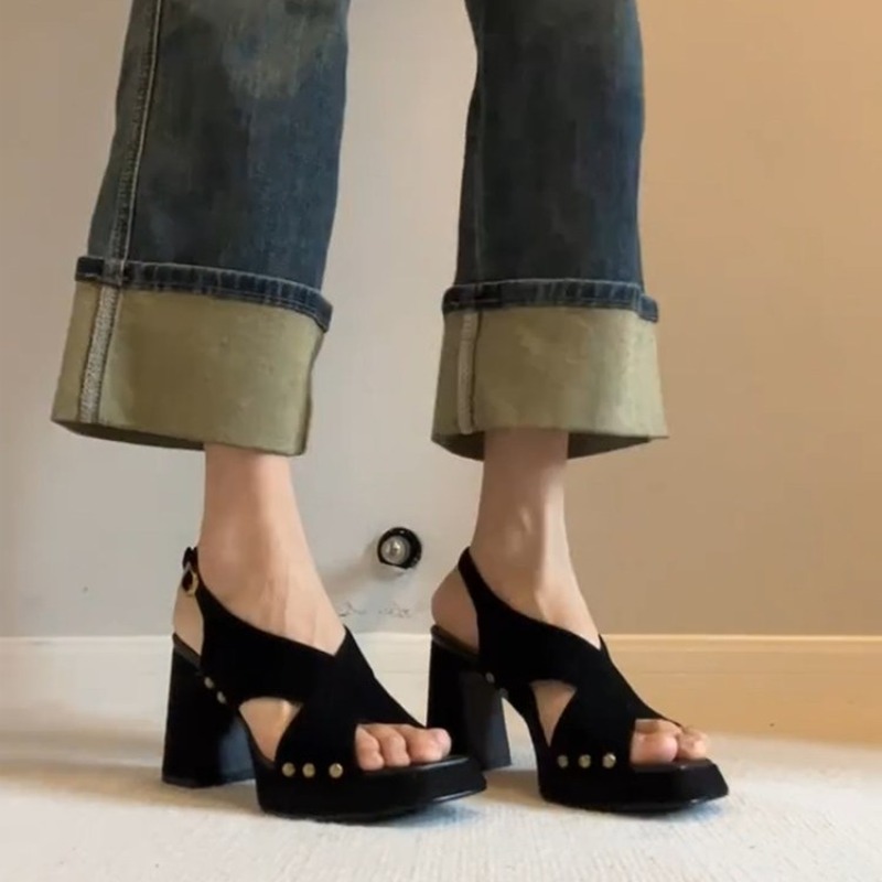 Novas Sandálias Femininas de S - Platform Sneakers Chunky avaliação e preço