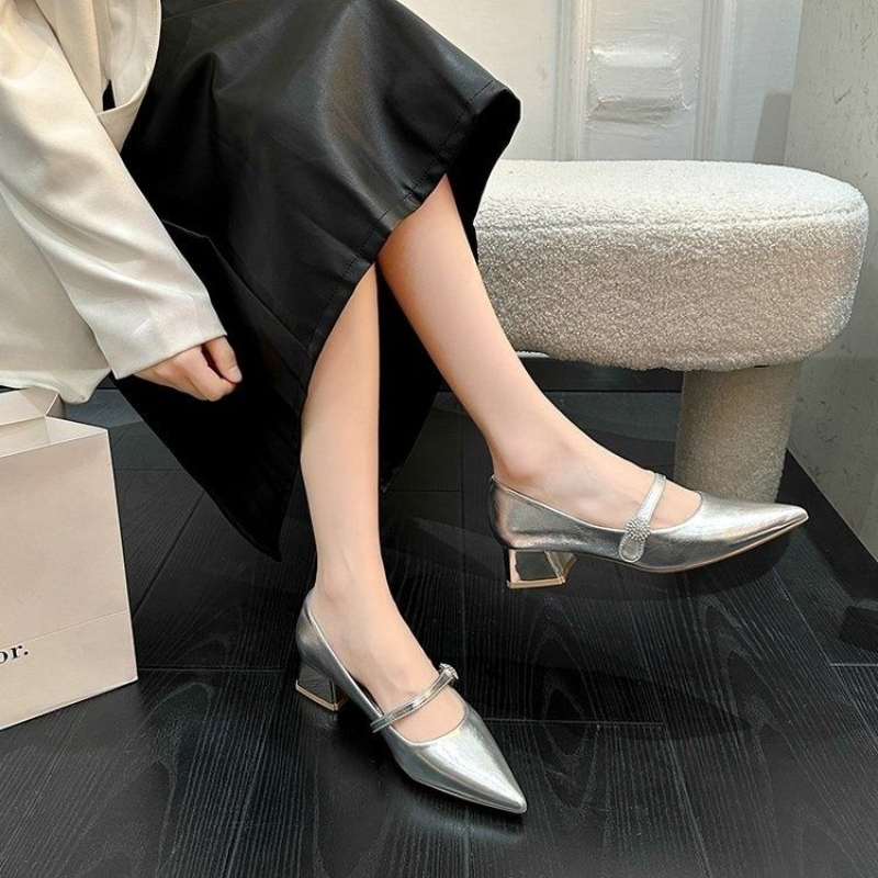 Dedo do pé apontado com salto  - Women Shoes Quick Delivery avaliação e preço