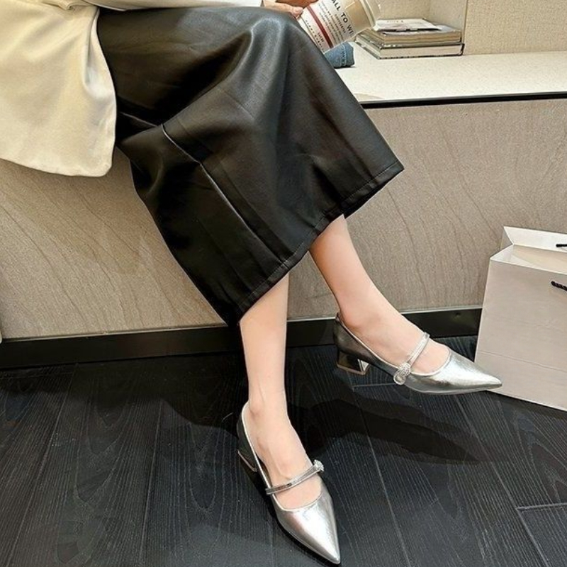 Dedo do pé apontado com salto  - Women Shoes Quick Delivery avaliação e preço