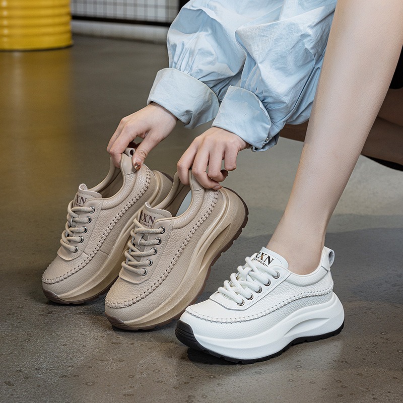Tênis Casuais Femininos de Mod - Platform Sneakers Chunky avaliação e preço