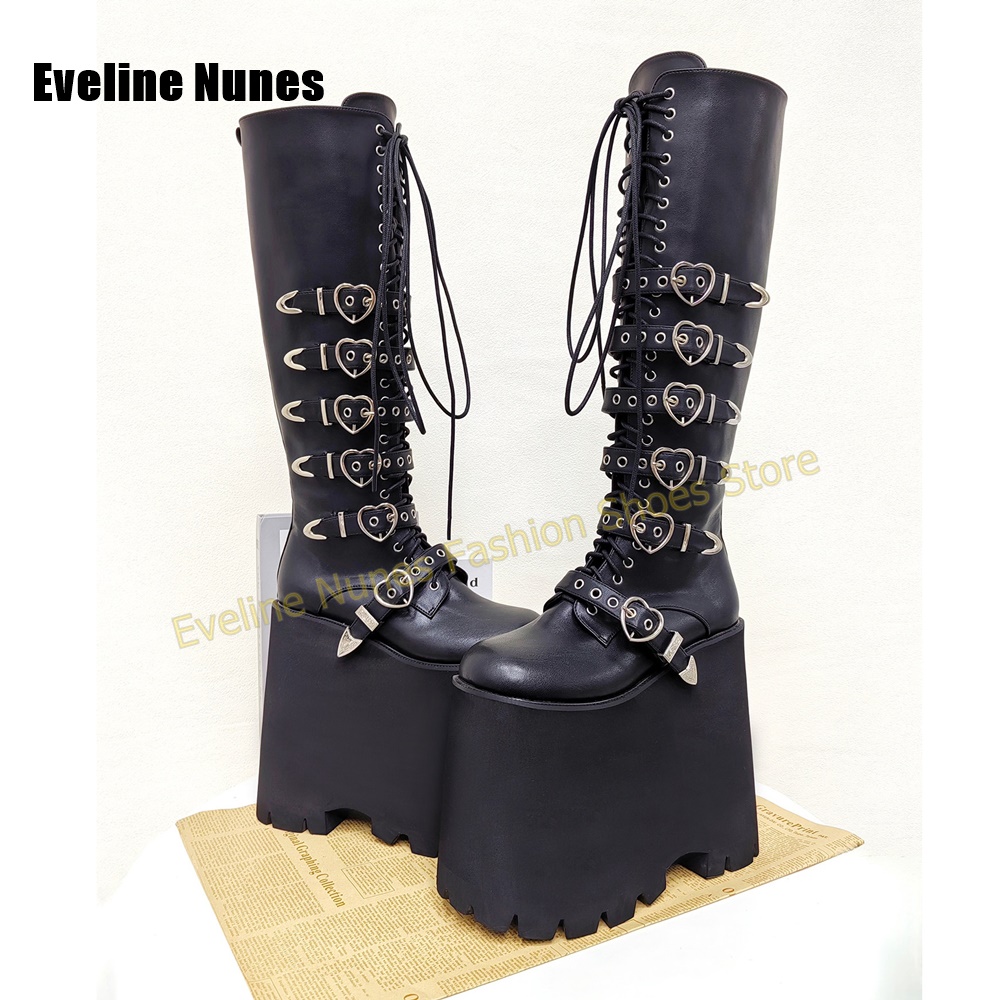 Botas de Plataforma Altas Y2K  - Women'S Shoes Y2K avaliação e preço