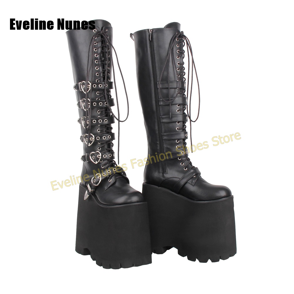 Botas de Plataforma Altas Y2K  - Women'S Shoes Y2K avaliação e preço