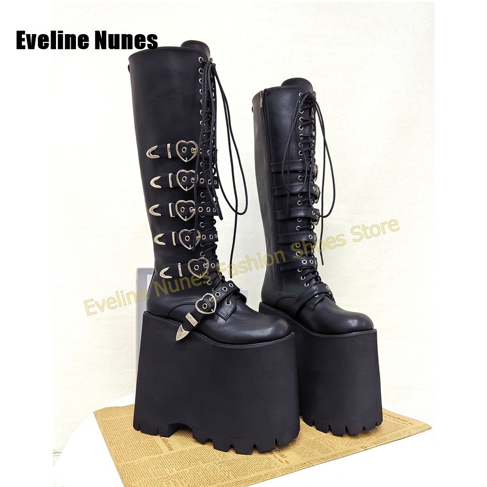 Botas de Plataforma Altas Y2K  - Women'S Shoes Y2K avaliação e preço