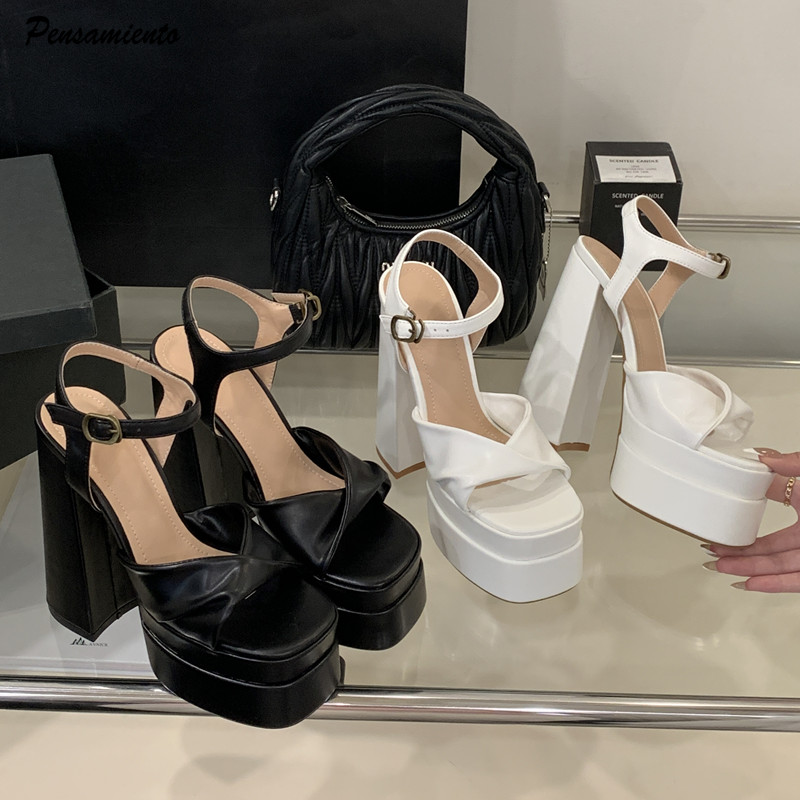 Estilo estrela moda dupla plat - Platform Sneakers Chunky avaliação e preço