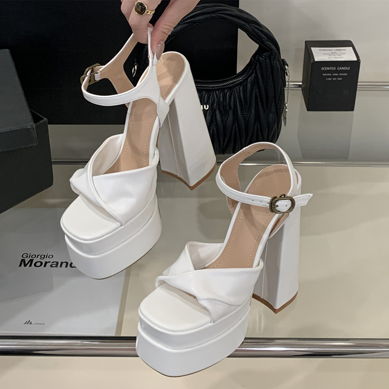 Estilo estrela moda dupla plat - Platform Sneakers Chunky avaliação e preço