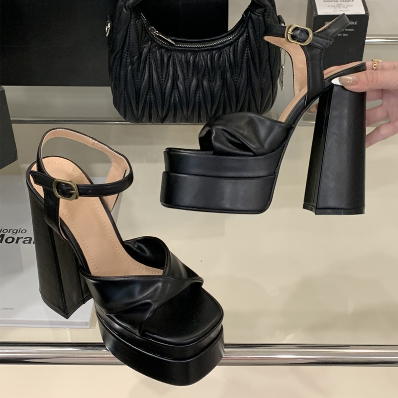 Estilo estrela moda dupla plat - Platform Sneakers Chunky avaliação e preço