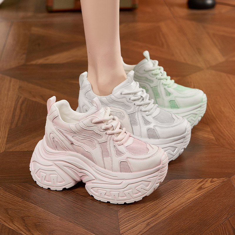 Tênis Feminino Plataforma Chun - Platform Sneakers Chunky avaliação e preço